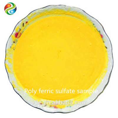 Water Treatment chemicals Poly Ferric Sulfate in septic tank