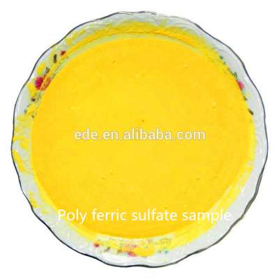 High Quality Water Treatment Chemical Price Poly Ferric Sulfate PFS